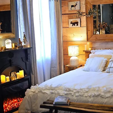 Le Chalet Romantique En Montagne, Spa, Ecran Cinema, Lit King Size, Day Use, 5Min Centre Evreux Exterior photo