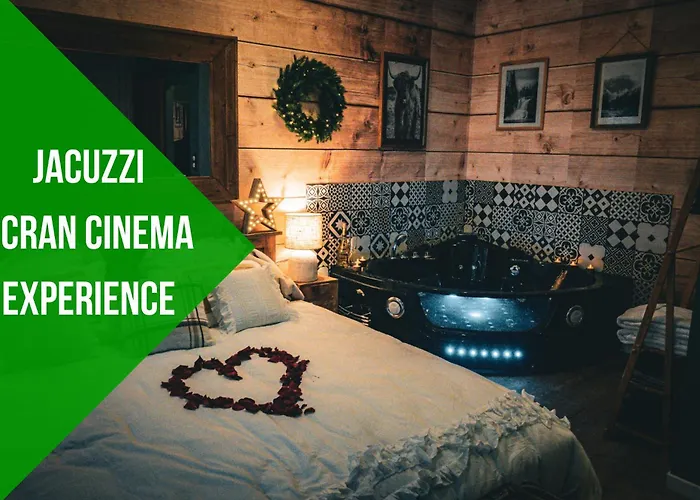 Le Chalet Romantique En Montagne, Spa, Ecran Cinema, Lit King Size, Day Use, 5Min Centre